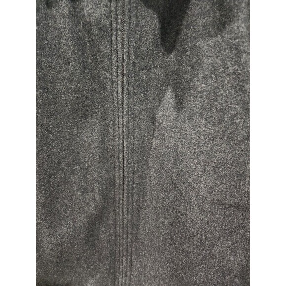 Vintage Gap Bomber Jacket Men’s Large Gray Wool Blend Full Zip Pockets Y2K - Picture 2 of 15